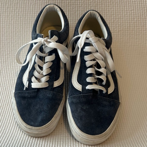 Vans Women’s Suede SK8 Sneakers | Navy Blue | Size 6.5 - Picture 2 of 7